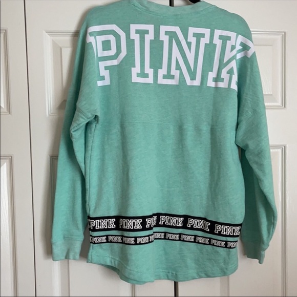 Pink Victoria Secret logo long sleeve shirt - Picture 5 of 5